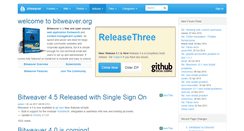 Desktop Screenshot of bitweaver.org